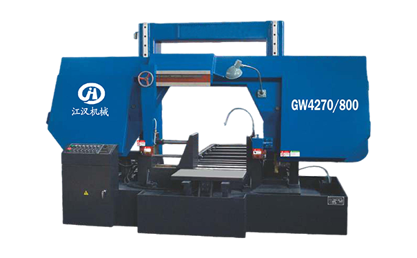 芦山GW4270/800双柱龙门卧式带锯床